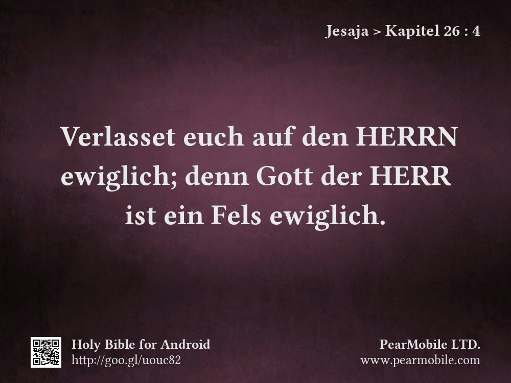 Jesaja, Kapitel 26:4